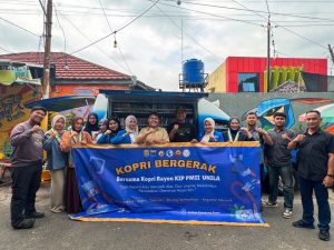 PMII dan KOPRI Rayon FKIP Unila Wujudkan Aksi Nyata Untuk Masyarakat