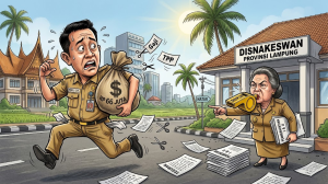 ASN Disnakeswan Lampung Buron Disiplin, Gaji dan TPP Resmi Dihentikan!