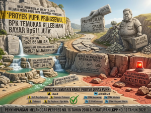 Proyek PUPR Pringsewu, BPK Temukan Kelebihan Bayar Rp611 Juta