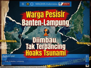 Warga Pesisir Banten-Lampung Diimbau Tak Terpancing Hoaks Tsunami