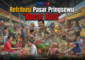 Retribusi Pasar Pringsewu ‘Bocor Alus’