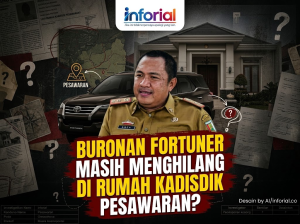 Buronan Fortuner Masih Menghilang di Rumah Kadisdik Pesawaran?