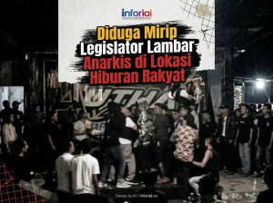 Diduga Mirip Legislator Lambar Anarkis di Lokasi Hiburan Rakyat