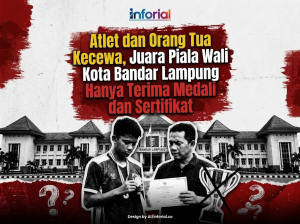Atlet dan Orang Tua Kecewa, Juara Piala Wali Kota Bandar Lampung Hanya Terima Medali dan Sertifikat