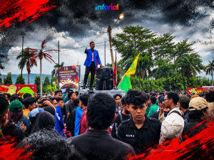 Aliansi Mahasiswa Lampung Melawan Pemerintahan Prabowo-Gibran